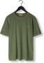SCOTCH & SODA Heren Polo's & T-shirts Garment Dye Logo T-shirt Groen - Thumbnail 4