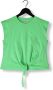 SCOTCH & SODA Dames Tops & T-shirts Relaxed-fit Knotted T-shirt Groen - Thumbnail 5