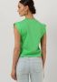 SCOTCH & SODA Dames Tops & T-shirts Relaxed-fit Knotted T-shirt Groen - Thumbnail 6