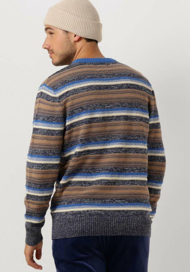 SCOTCH & SODA Heren Truien & Vesten Regular Fit Mixed Yarn Stripe Mix Pullover Multi