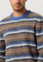 SCOTCH & SODA Heren Truien & Vesten Regular Fit Mixed Yarn Stripe Mix Pullover Multi - Thumbnail 3