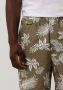 SCOTCH & SODA Heren Broeken Seasonal Relaxed Straight Printed Poplin Bermuda Khaki - Thumbnail 3