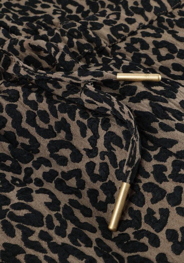 SCOTCH & SODA Meisjes Broeken Jacquard Collar Embroidery Jumpsuit Leopard