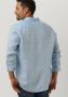 SCOTCH & SODA Heren Overhemden Regular-fit Linen Shirt With Sleeve Roll-up Lichtblauw - Thumbnail 4