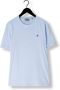 SCOTCH & SODA Heren Polo's & T-shirts Garment Dye Logo Embroidery Tee Lichtblauw - Thumbnail 6