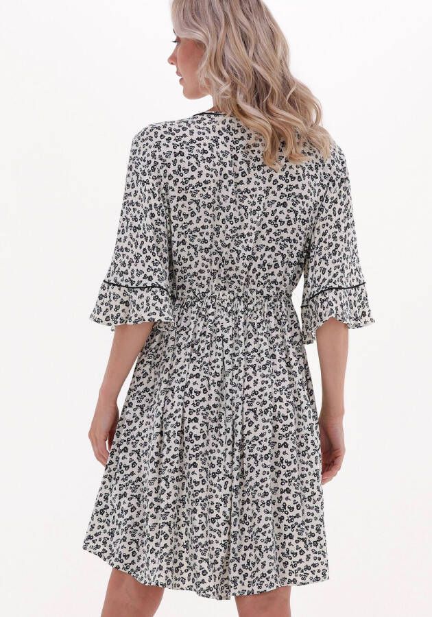 SCOTCH & SODA Dames Jurken T-shirt Shape Dress With Flounce Sleeves Multi
