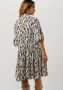 SCOTCH & SODA Dames Jurken Short Dress With Ruffle Sleeve Detail Olijf - Thumbnail 4