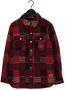 Scotch & Soda Stijlvolle Patchwork Check Jas Rood Dames - Thumbnail 4