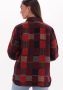 Scotch & Soda Stijlvolle Patchwork Check Jas Rood Dames - Thumbnail 5