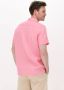 Scotch & Soda Roze Casual Overhemd Regular Fit Garment dyed Linen Shortsleeve Shirt - Thumbnail 4