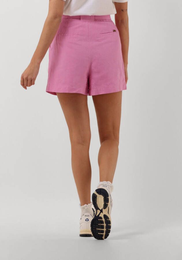 SCOTCH & SODA Dames Broeken High Rise Casual Printed Shorts Roze
