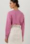 SCOTCH & SODA Dames Truien & Vesten Cotton In- Conversion Regular Fit Crewneck Sweater Roze - Thumbnail 5