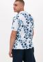 Scotch & Soda Witte Casual Overhemd Printed Pique Polo In Organic Cotton - Thumbnail 4