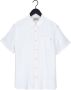 Scotch & Soda Witte Casual Overhemd Regular Fit Garment dyed Linen Shortsleeve Shirt - Thumbnail 3