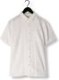 SCOTCH & SODA Heren Overhemden Short Sleeve Linen Shirt Wit - Thumbnail 4