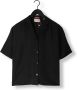 Scotch & Soda Camp Shirt Blouse Zwart Black Dames - Thumbnail 3