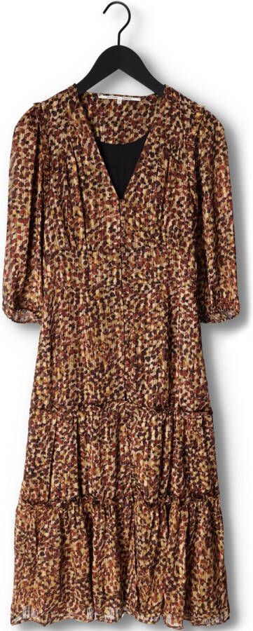 Second Female Bruine Maxi Jurk Nutmeg Dress
