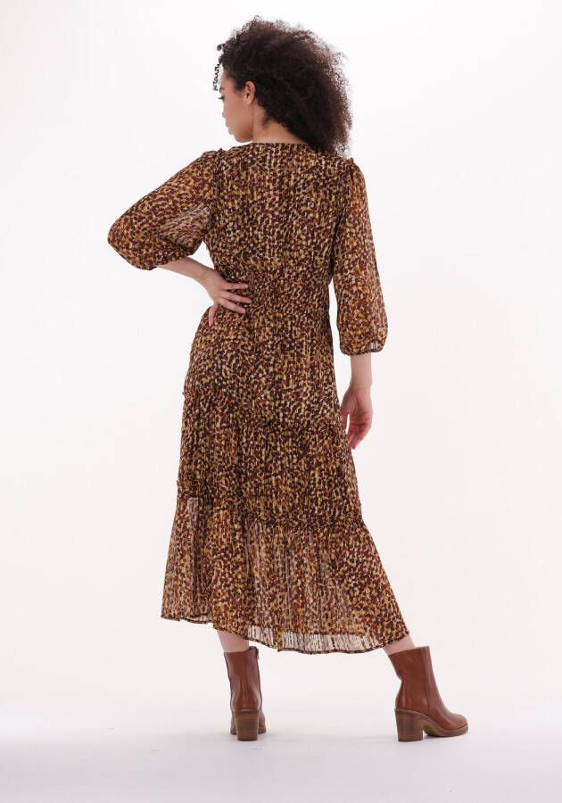 Second Female Bruine Maxi Jurk Nutmeg Dress