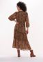 Second Female Nutmeg Maxi Jurk Second Dames Brown Dames - Thumbnail 3