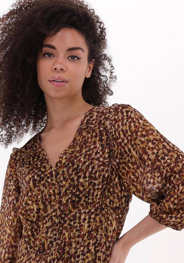 Second Female Bruine Maxi Jurk Nutmeg Dress