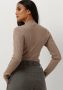 SECOND FEMALE Dames Tops & T-shirts Sanka Knit T-neck Bruin - Thumbnail 3