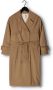 Second Female Silvia Trenchcoat met relaxte pasvorm Second Dames Bruin Dames - Thumbnail 5