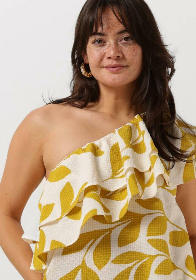 SECOND FEMALE Dames Jurken Uivo One-shoulder Dress Goud