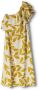 Second Female One-Shoulder Midi Jurk Second Dames Multicolor Dames - Thumbnail 3