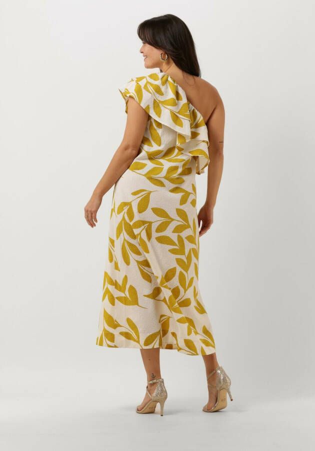 SECOND FEMALE Dames Jurken Uivo One-shoulder Dress Goud
