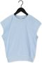 SECOND FEMALE Dames Tops & T-shirts Polifoli Sweat Ss Lichtblauw - Thumbnail 2