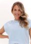 SECOND FEMALE Dames Tops & T-shirts Polifoli Sweat Ss Lichtblauw - Thumbnail 4