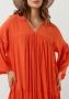 SECOND FEMALE Dames Jurken Emuanuelle Slim Dress Oranje - Thumbnail 2