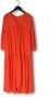 SECOND FEMALE Dames Jurken Emuanuelle Slim Dress Oranje - Thumbnail 3
