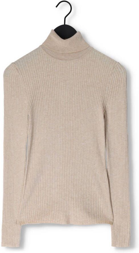 Selected Femme Beige Coltrui Lydia Costa Ls Knit Rollneck