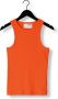 SELECTED FEMME Dames Tops & T-shirts Slfanna O-neck Tank Top Oranje - Thumbnail 4