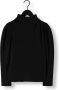 Selected Femme Zwarte Longsleeve Coltrui Top Black Dames - Thumbnail 4