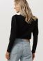 Selected Femme Zwarte Longsleeve Coltrui Top Black Dames - Thumbnail 5