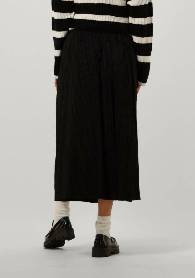 Selected Femme Zwarte Plissé Rok Slfsimsa Midi Plisse Skirt