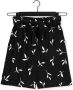Selected Femme Zwarte Wijde Shorts Slfilva Hw Stijl Black Dames - Thumbnail 2