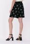 Selected Femme Zwarte Wijde Shorts Slfilva Hw Stijl Black Dames - Thumbnail 3