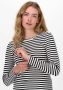 SELECTED FEMME Dames Tops & T-shirts Anna Ls Crew Neck Tee Stripe Wit - Thumbnail 5