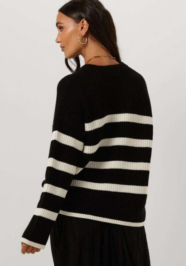 SELECTED FEMME Dames Truien & Vesten Slfbloomie Ls Knit O-neck Zwart