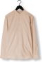 Selected Homme Heren Overhemden Slhslimnew-linen Shirt Ls Band W Beige Heren - Thumbnail 4