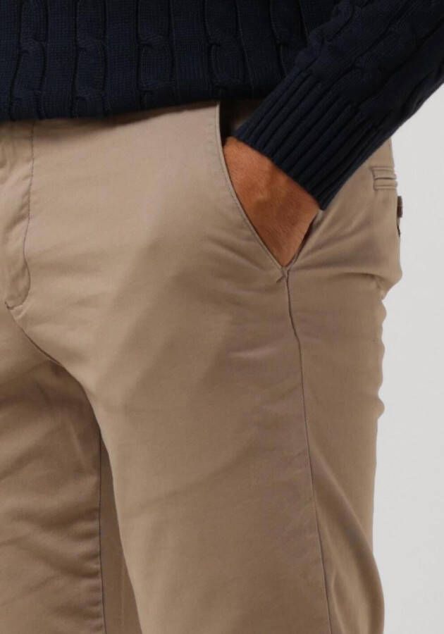 Selected Homme Beige Pantalon Slhslim-new Miles 175 Flex Chino
