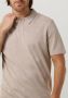 SELECTED HOMME Heren Polo's & T-shirts Slhtown Ss Knit Polo B Beige - Thumbnail 3