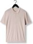 SELECTED HOMME Heren Polo's & T-shirts Slhtown Ss Knit Polo B Beige - Thumbnail 4