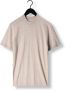 SELECTED HOMME Heren Polo's & T-shirts Slhtown Ss Knit Mock Neck B Beige - Thumbnail 4