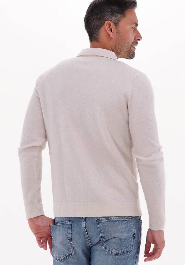 Selected Homme Beige Vest Belo Ls Knit Zip Cardigan