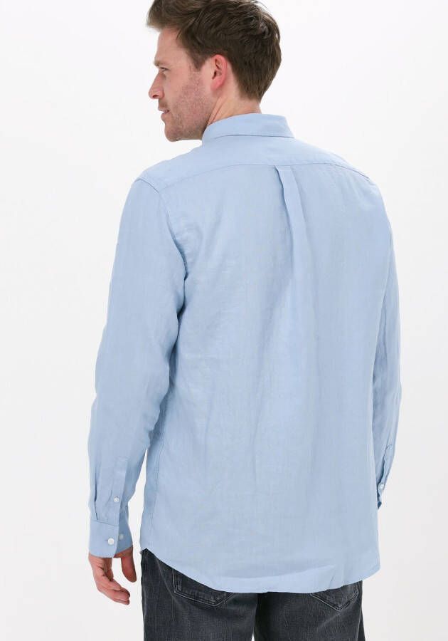 SELECTED HOMME Heren Overhemden Slhregkylian-linen Shirt Blauw