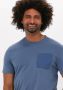 Selected Homme Blauwe T-shirt Slhrelaxarvid Ss O-neck - Thumbnail 4